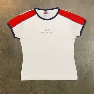 Vintage Harley Davidson Embroidered 2003 USA Made Y2K